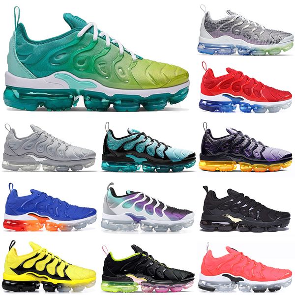 

2020 new arrival running shoes tn plus for mens women fashion spirit teal triple white luxury designer sneakers 36-45, White;red