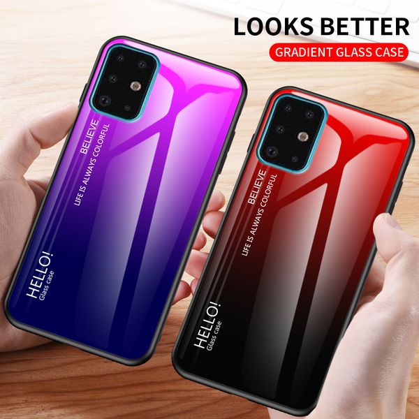 

case for samsung galaxy s10 s10e a9 a7 a8 a6 plus 2018 a7 a5 j4 j6 plus s9 s8 s20 plus note 8 9 10 pro s20 ultra tempered glass cove