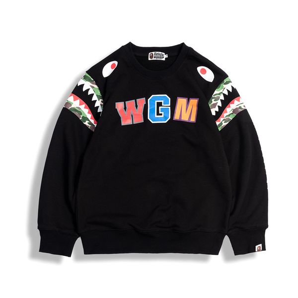 

BAPE мужские дизайнерские толстовки Bape акула печати толстовки Мужчины Женщины с дл