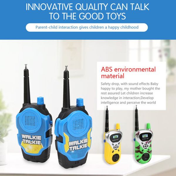 

yks 2pcs walkie talkie kids radio retevis handheld toys for children gift portable electronic two-way radio communicator kid toy