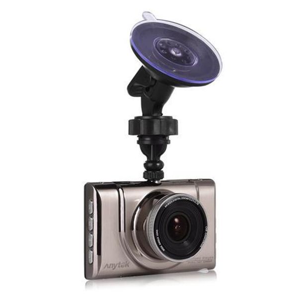 Anytek A100 + Novatek 96650 3.0inch Screen 170 graus de largura câmera de carro 1920 * 1080p Dash CAM multi-linguagem carro DVR - Brown