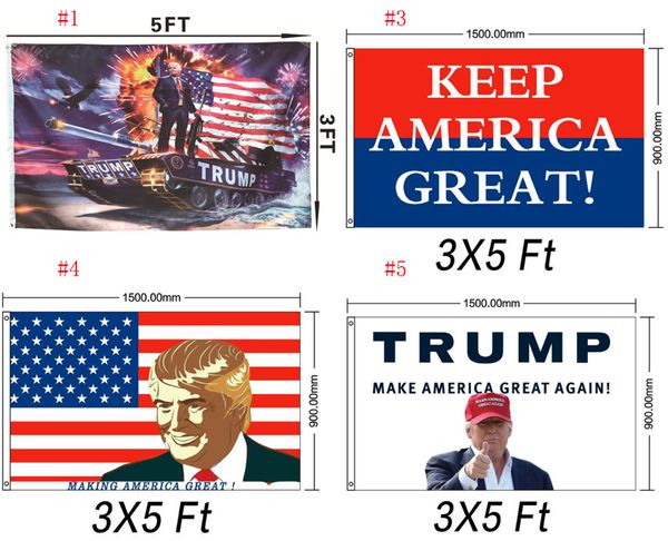 

2020 trump flag pre ident election donald trump american flag tank keep america great 90 150 cm banner with grommet