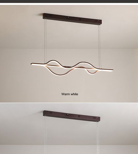 

length 1000mm 37w dimmable rc new arrival modern led pendant lights for dining room kitchen room bar pendant lamp