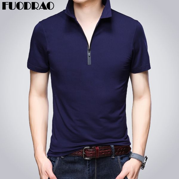 

men shirts zipper solid homme slim fit men clothing camisa short-sleeve tee shirt homme b015, White;black