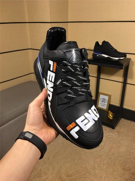 

20fw men casual shoes lightweight air mesh sneakers men trainers lace up tenis outdoor shoes men footwear sapato masculino yecq3, Black