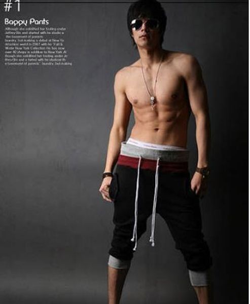

men brand sweatpant homme designer pant active men sport capris casual mans designer and mens printed clothes fashion sport hip hop 001, Black