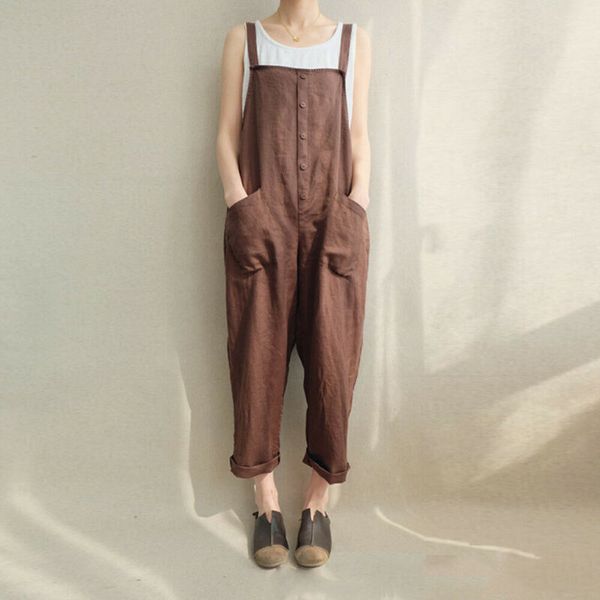 

women dungarees harem strap pants loose jumpsuit trousers overalls pants, Black;white