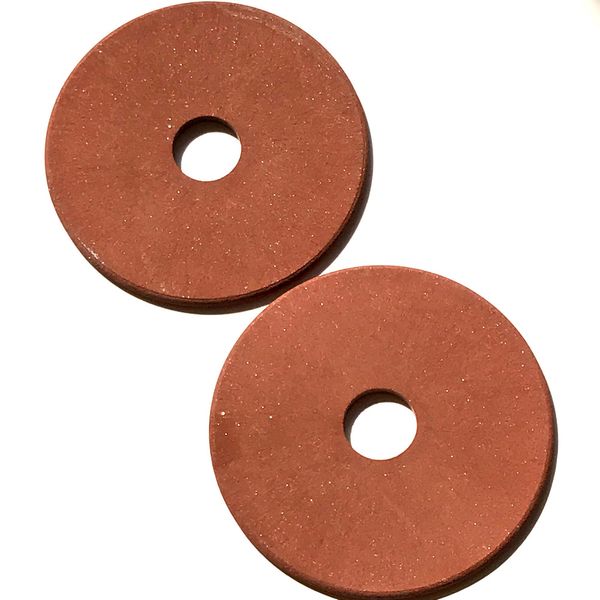 

of 2pcs 105*22.23*4.8mm wear resistant grinding wheel for chainsaw chain grinding mill chain machine accessories
