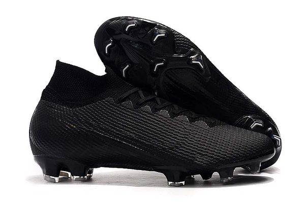 

2019 superfly 7 elite cr7 fg football boots fg men soccer shoes black men soccer cleats