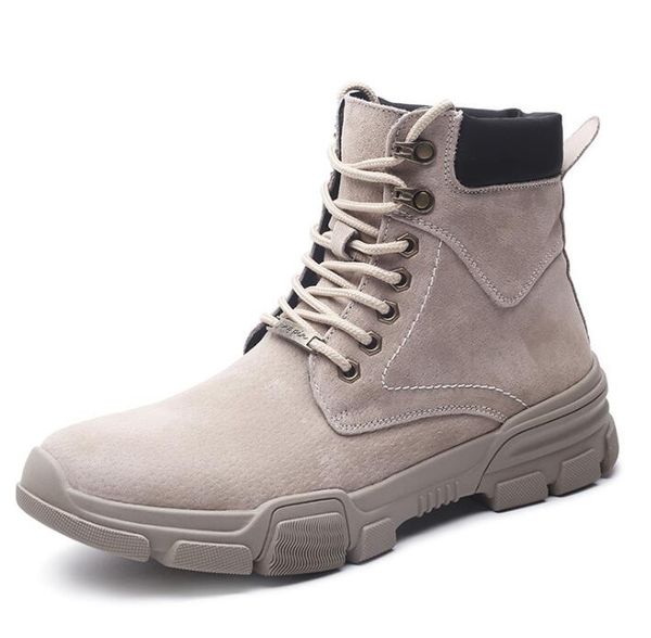 

men desert tactical military boots mens working safty shoes army combat boots militares tacticos men shoes boots feamle shoe, Black