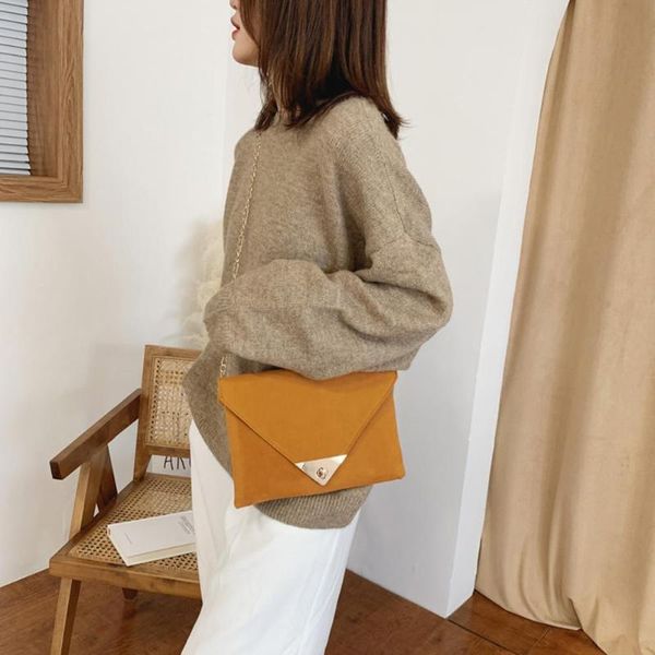

fashion women shoulder bags selling portable delicate soft surface faux chain messenger handbag lady envelope clutch
