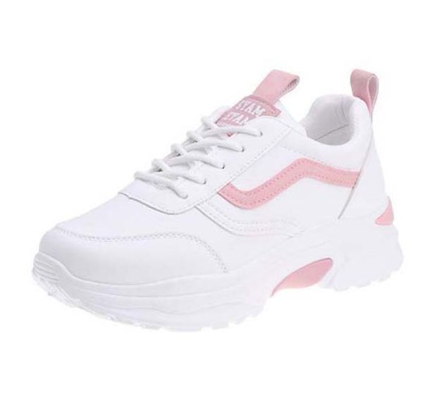 

the latest version real leather sneakers trainers shoes womens casual shoes size:35-45 with box 024, Black