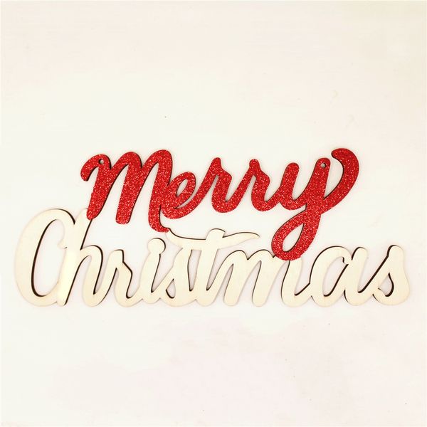 

large merry christmas monogram wooden decorations holiday ornaments letters wood pendants bulk hanging party indoor eco friendly