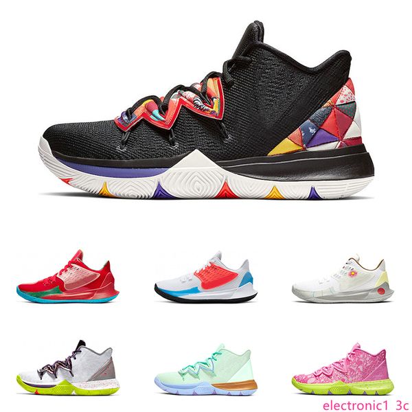 

2019 new men basketball shoes black white multi color metallic gold cny hero have a day mamba mentality athletic sports sneakers size 7-12, Black;green