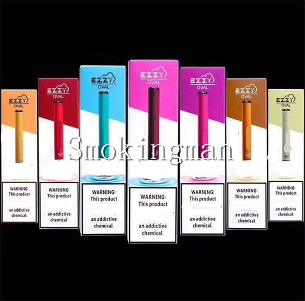

Новый Ezzy OVAL Одноразовые устройства Pod Starter Kit Модернизированный 280mAh Аккумулятор 1,3 мл Картриджи Vape Pen