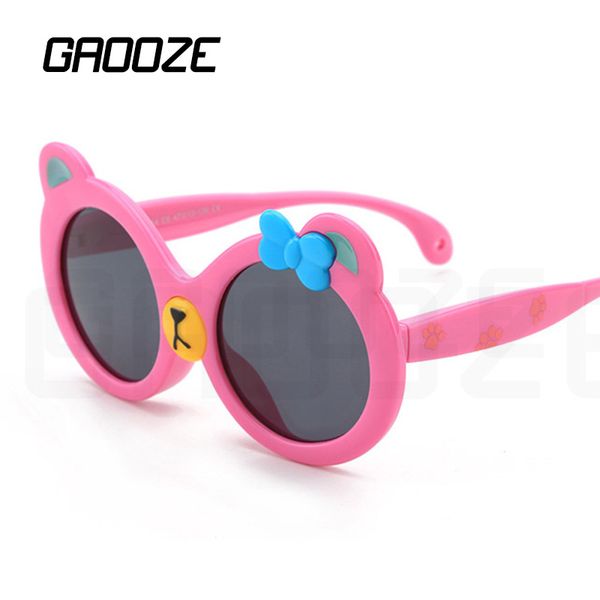 

gaooze cute polarizing glasses boys girls animal frame sunglasses children polarized sunglasses round glasses lxd263, White;black