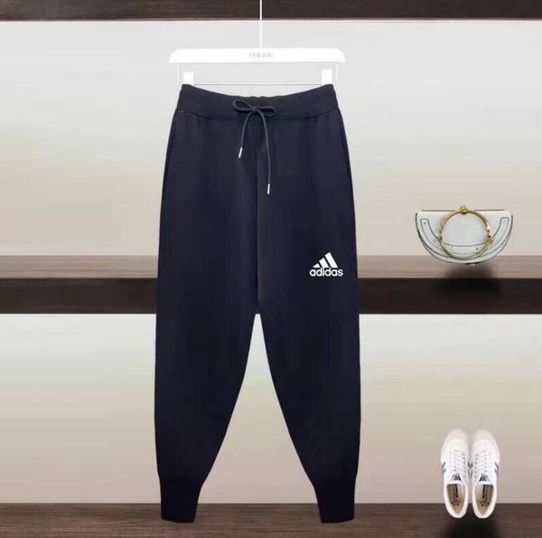 

streetwear ad mens luxury jogger брюки новые фирменные кулиской спортивные штаны высокой моды золотой медали боковые полосы дизайнер joggers, Black