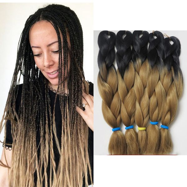 Xpression Braiding Hair Two Tone Ombre Braids Hair Best Quality