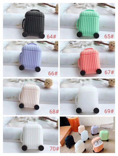 

79style silicone protector for airpods silicone case carton soft ultra thin protector cover sleeve pouch for airpods earphone case