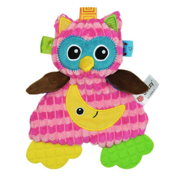 

baby toys cute plush toy comfort towel with sound paper and teether calm doll molars toys brinquedos para juguetes de4