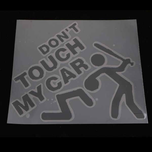 

don't touch my car vinyl decal sticker car bumpter window graphic