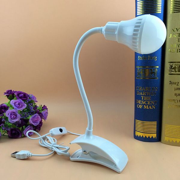 

светодиодные настольные лампы гибкий usb клипер клип защита глаз чтение ночник прикроватная студенческая кровать портативный книжный свет