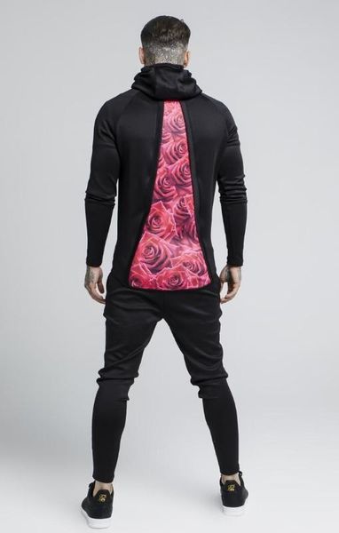 

siksilk black rose racer tracksuit full set, Gray