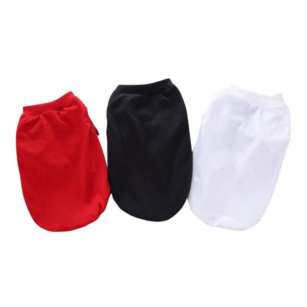 

dog clothes summer solid color dog vest t-shirt coat pet clothing cat chihuahua puppy costume small tshirt apparel