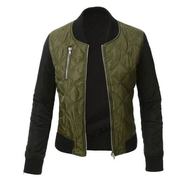 

women autumn vintage jacket zipper long sleeve ladies, Black;brown
