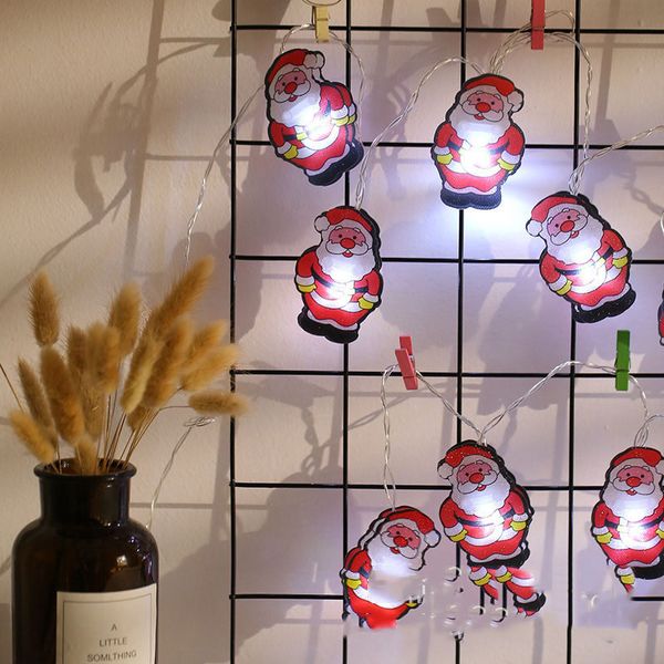 

brelong 1m 10leds струны санта-клаус украшения комнаты подвеска рождественские огни фестиваль украшения свет строки