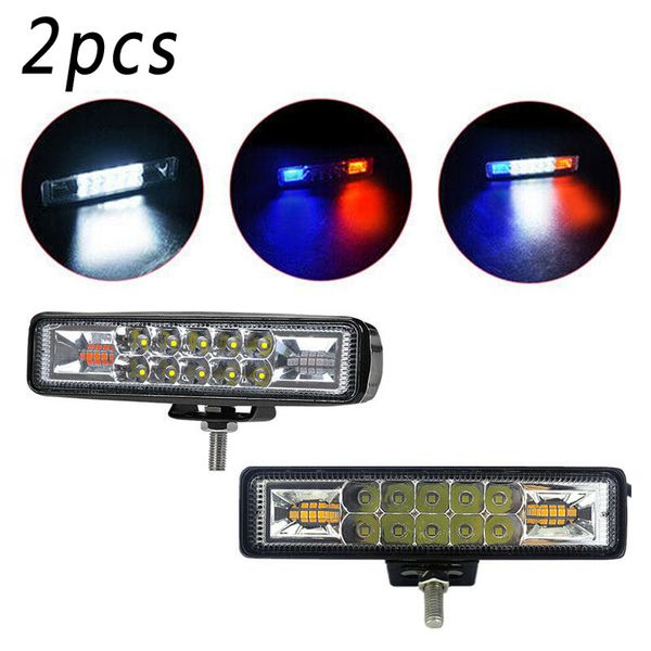 

dc 9v-30v aluminum alloy black car truck led work lights set 6000k lamp mount