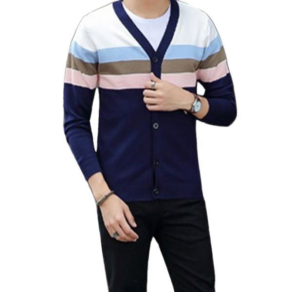 

2016 fashion men's sweaters warm winter cardingan buttons long sleeve female cotton sweater, White;black