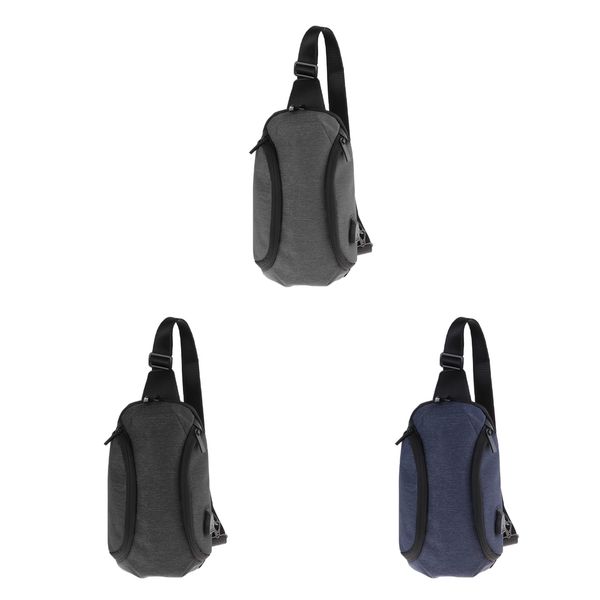 

3× travel backpacks small shoulder bags cross body sling bags fashion chest bags with usb charging port for teens adults outdoor hiking