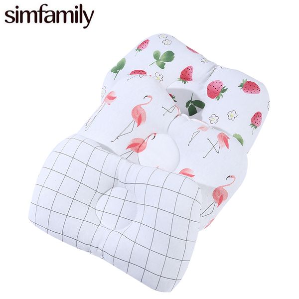 

simfamily] 1pc 2018 brand new toddler baby infant newborn sleep positioner support pillow cushion prevent flat head baby pillow