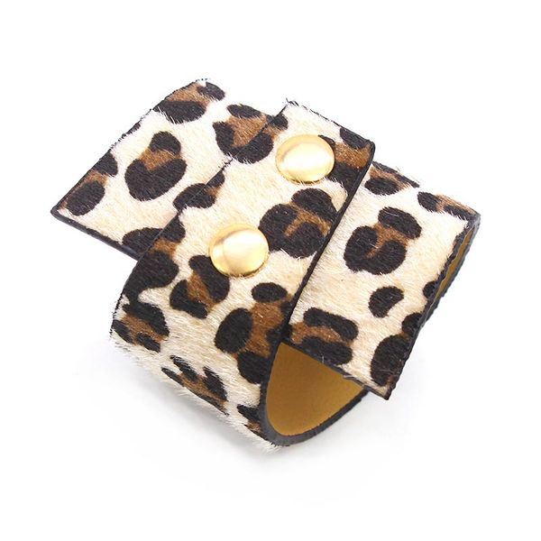 

dd leopard кожаные браслеты браслеты для женщин wrap браслеты металлические подвески модные femmale повелительниц партии ювелирных изделий, White