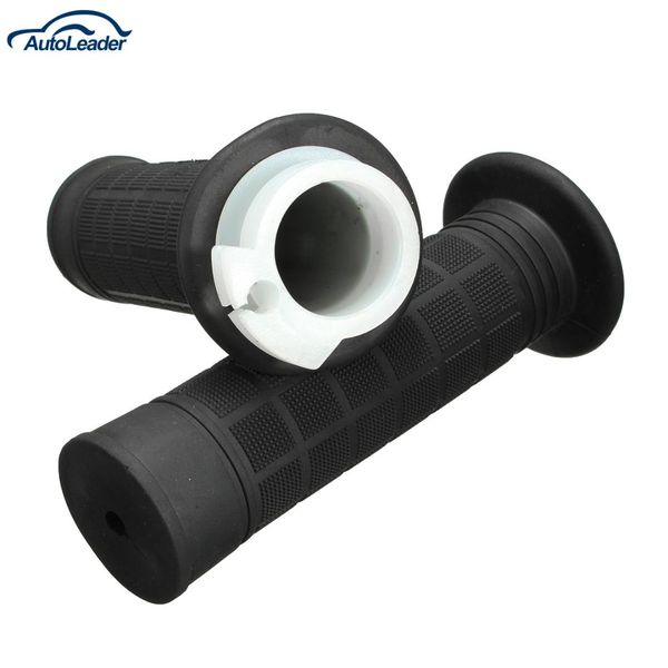 

1 set universal black motorcycle handle bar hand grips for atv quad dirt pit bike/scooter