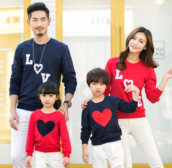 2019 Spring New Girls Love Heart Embroidery Sweatshirt Kids Long