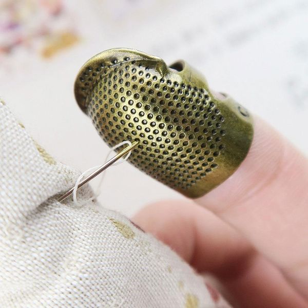 

vintage metal finger protector antique thimble ring handworking needle thimble needles craft household diy sewing accessories