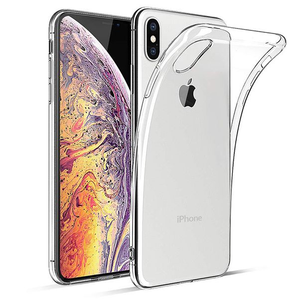 

Прозрачный прозрачный гибкий мягкий чехол для телефона TPU для iPhone XS XR X 8 7 6 5 Против