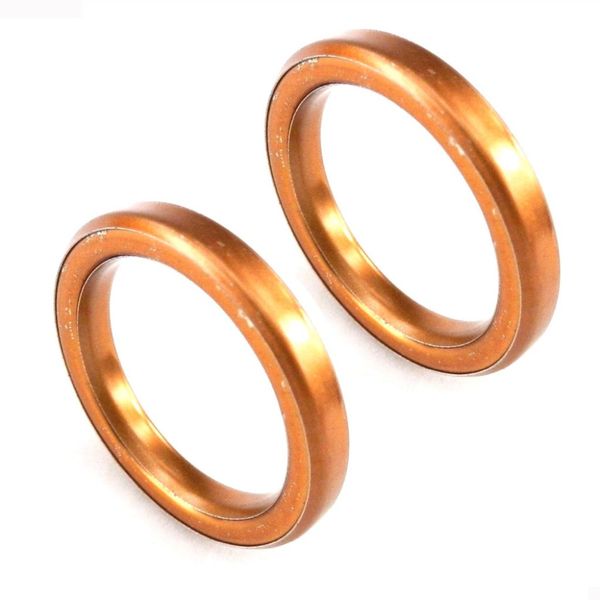 

2 pieces muffler exhaust gasket for 49cc 50cc 110cc 150cc gy6 70 90 100 125cc scooter bike atv moped parts