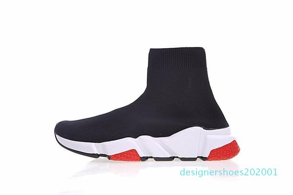 

2019 new designer sneakers speed runner fashion shoes sock triple black red flat trainer men women casual shoes sport with g2 d1
