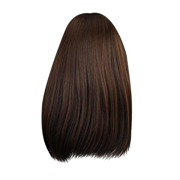 

medium length 14'' women synthetic wigs straight natural christmas daily wig