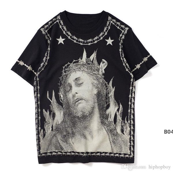 

b040615mens stylist t shirt men women short sleeve fashion mens stylist tees black size s-xl, White;black