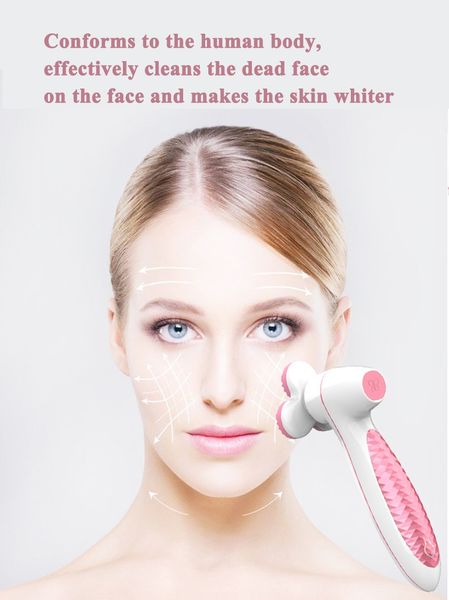 

new silicone facial cleansing brush blackhead removal acne peeling device pore cleansing brush face washing machine with base