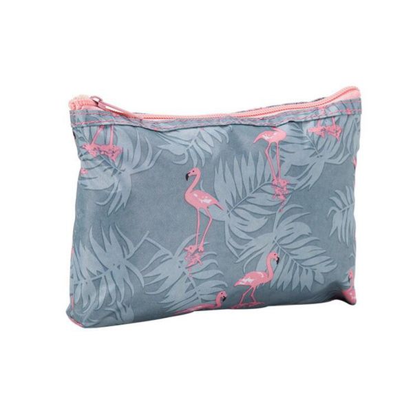 

large size cute flamingo cosmetic bag travel zipper storage makeup bag organizer portable ladies neceser pouch make up case