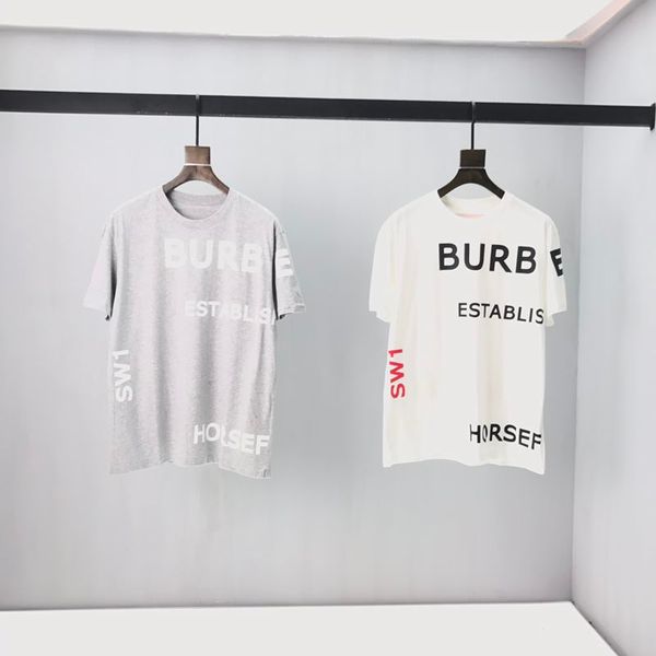 

2020ss spring and summer new high grade cotton printing short sleeve round neck panel t-shirt size: -l-xl-xxl-xxxl color: black white 0qg43, White;black