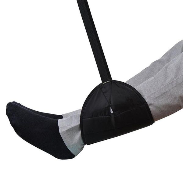 

portable relief stress foot hammock home travel office chair outdoor indoor airplane adjustable feet rest cushion