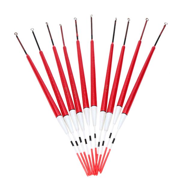 

10 pcs 2g fishing floats buoy set paulownia wood fishing tackle tools