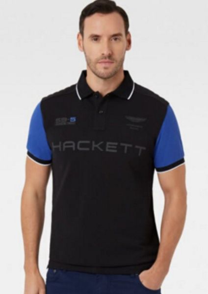 

new summer cotton hackett polo shirts men am sleeve england casual mens london brit polos camisa aston martin hkt sport, White;black