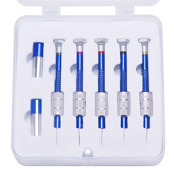 

5pcs jewelers back cover durable screwdriver set screw removal cross watch repair tools steel diy for watchmakers mobile phone